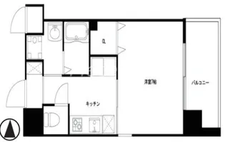 PARK HILLS 玉造 Kalmia【6階】の間取り
