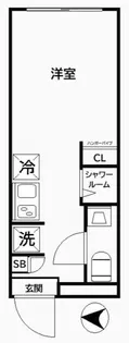 CREAL王子South【3階】の間取り