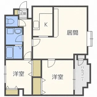 ハウスNYP.BLD【3階】の間取り