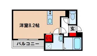 グランベアー二日市【2階】の間取り