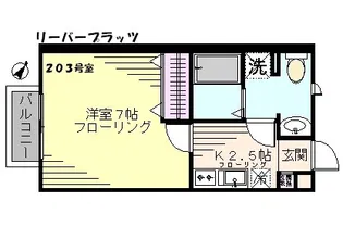 リーバープラッツ【2階】の間取り