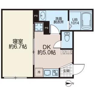 PRIME新宿【2階】の間取り