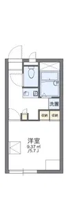 レオパレスObuRyusei【2階】の間取り