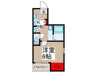 ロイヤルガーデン【2階】の間取り