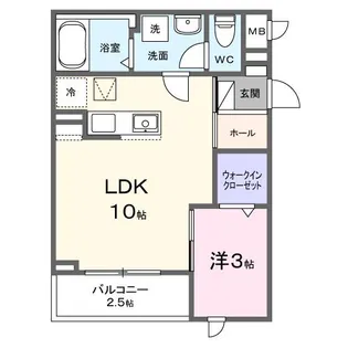 シエルテラス金沢八景【1階】の間取り