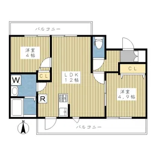 Maison ChanoirII【2階】の間取り