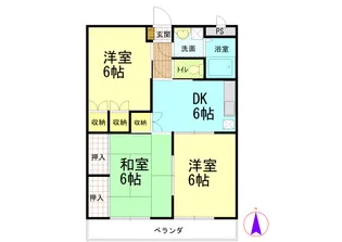 ウイングヒルズ【2階】の間取り