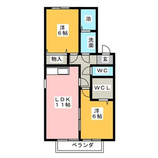 ファミール36【2階】の間取り