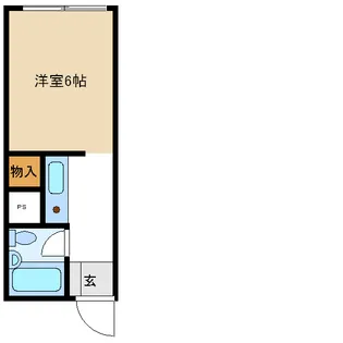 ユニメントフジ (マンスリーマンション)【2階】の間取り