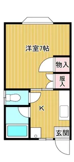 コーポ新星【2階】の間取り