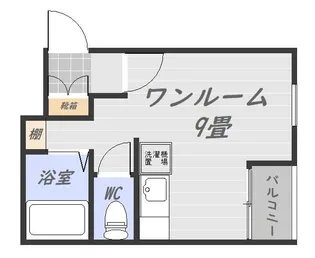 タートル楓【4階】の間取り