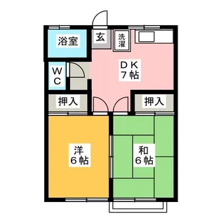 コーポ関【1階】の間取り