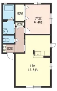 フルール【1階】の間取り