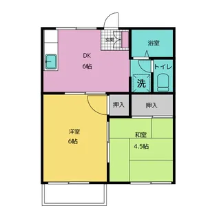 グローリータウン【2階】の間取り
