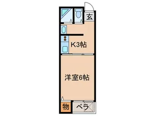 プロムナ-ド【3階】の間取り