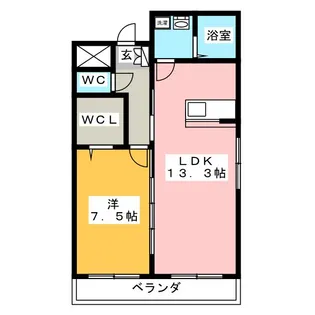 CALM21【4階】の間取り