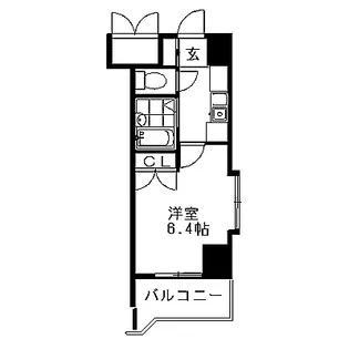 メインステージ早稲田【5階】の間取り