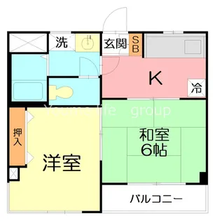 アーレス平塚【3階】の間取り