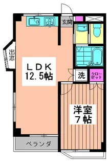 東京都杉並区高円寺南3【マンション】の間取り