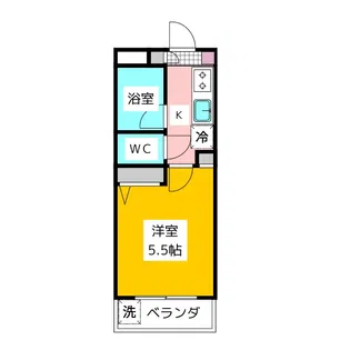 ロイヤルマンション柳沢【3階】の間取り