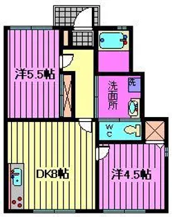 フィオーレ盆栽【2階】の間取り