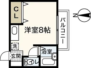 グランディーY【2階】の間取り