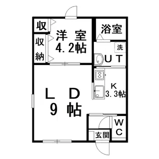 寿ハイツ【2階】の間取り