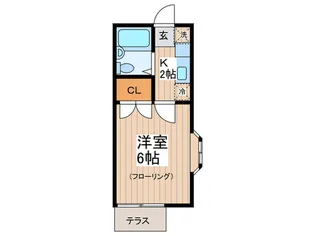 アミ-イケ【1階】の間取り