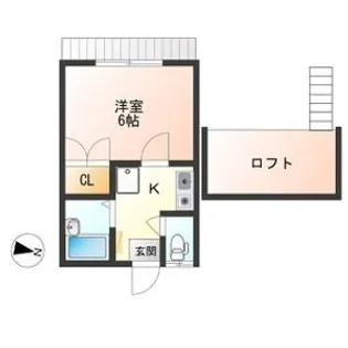 ネクステージ西川田第5【1階】の間取り