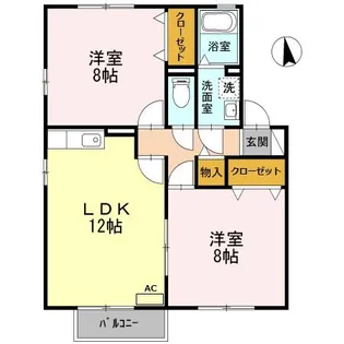 エスペランサ【2階】の間取り