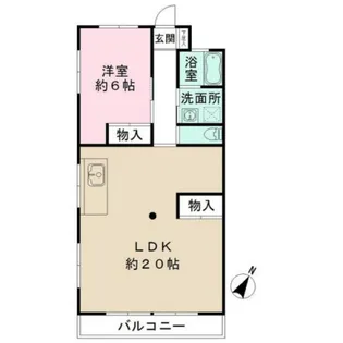 木村ビル【3階】の間取り