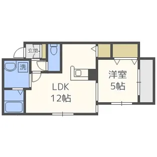 モルティーニ南郷【2階】の間取り