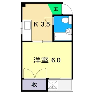 旭ビル【2階】の間取り