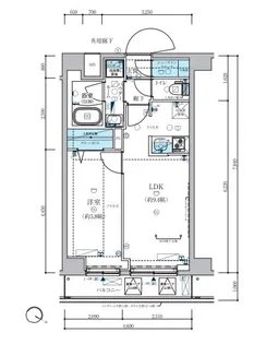 メインステージ板橋志村III【2階】の間取り