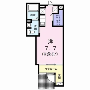 東京都日野市平山6【アパート】の間取り