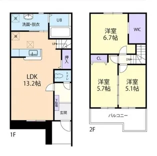 New Plain(ニュープレイン)の間取り