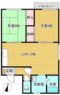マウンテンビレッジ真木 A【2階】の間取り