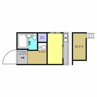 ハイツBEN【2階】の間取り