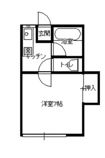 ソレイユB【2階】の間取り