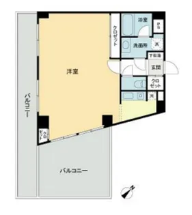 The Blue 8【7階】の間取り