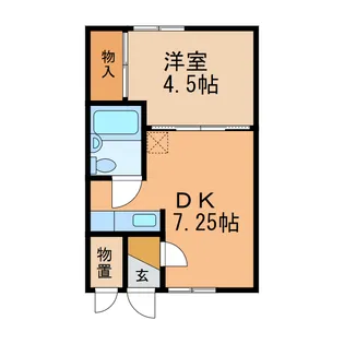 ヤングリーブス【2階】の間取り