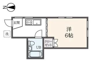 メゾンフロリー【1階】の間取り