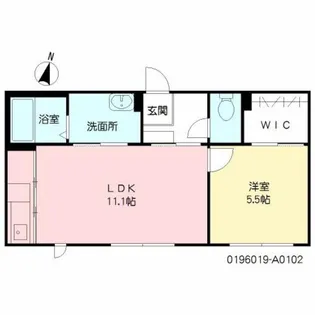 ベルカントさくら A棟【1階】の間取り