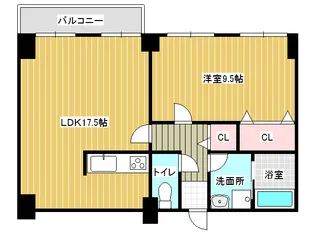 サンビルダー朝霧【3階】の間取り