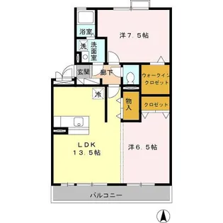 愛知県名古屋市名東区亀の井3【アパート】の間取り