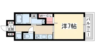 大阪府大阪市淀川区西中島3【マンション】の間取り