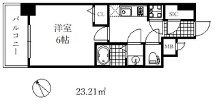 アドバンス神戸セラフィム【5階】の間取り