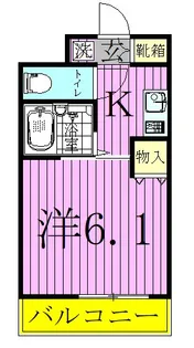 ハイポイント竹ノ塚【9階】の間取り