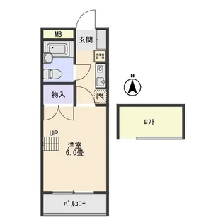 トゥ・エスポワール【2階】の間取り