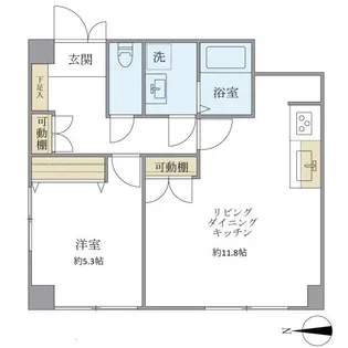 ISM平塚【2階】の間取り